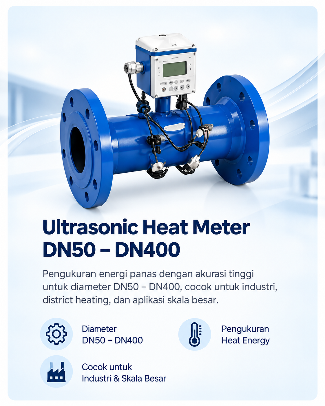 Ultrasonic Heat Meter DN50 – DN400